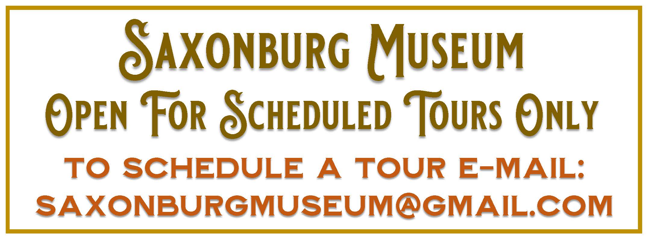Museum Sign Tours B